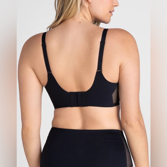 NWT Honeylove black crossover v neck bra size 40C / 40D - Picture 10 of 10